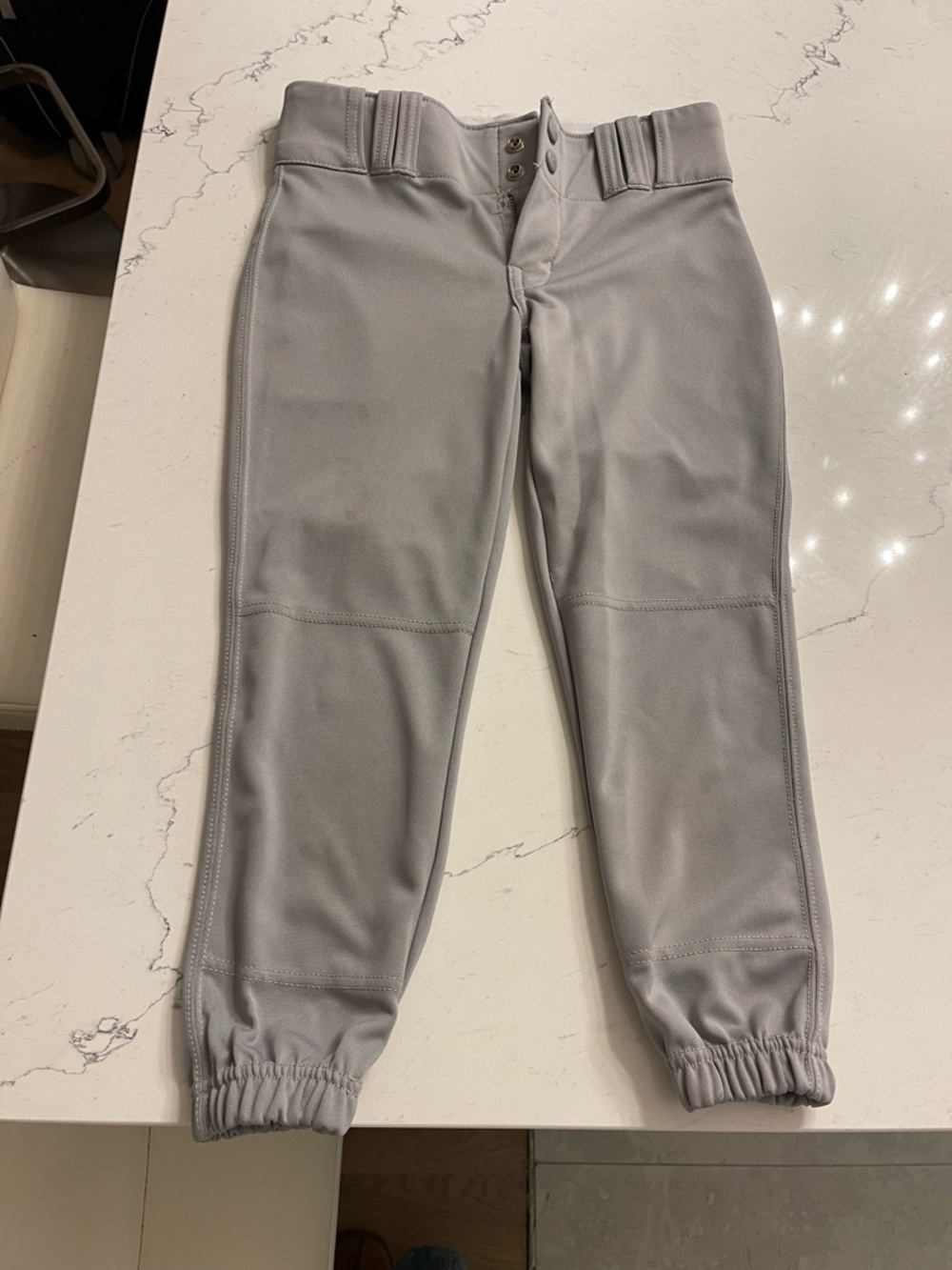 Gurls Gray softball Bottoms - Comfortable